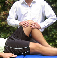 Manuelle Therapie - Knie Physiotherapeut Johannes Andrees - Manuelle Therapie - Knie